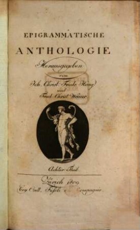 Epigrammatische Anthologie. 8