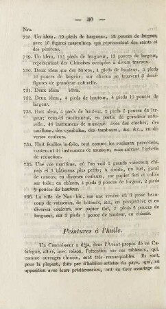 Peintures à l'huile.