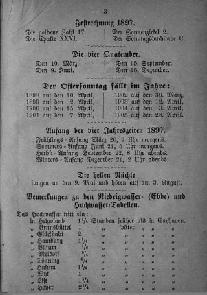 Festrechnung 1897.