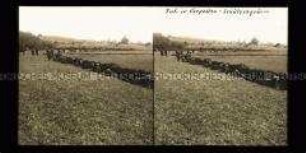 Infanterie in Vorposten-Schützengräben
