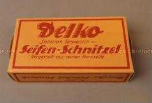 Schachtel für "Delko Seifen-Schnitzel"