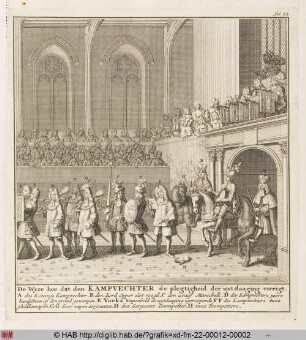 Der Verfechter des Königs Willem III von England.