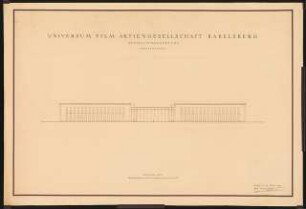 Verwaltungsbau der UFA (Universum Film AG), Potsdam-Babelsberg: Vorderansicht