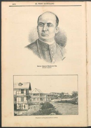 [Vista del] Hospital de la Compañía del Canal en Colón.