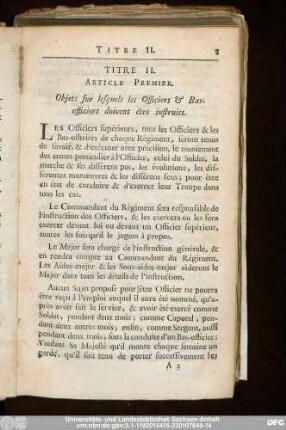 Titre II.