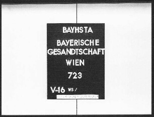 Berichte Hallbergs an Vieregg bzw. Seinsheim