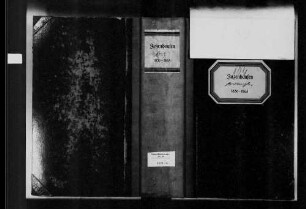 Zuzenhausen, evangelische (lutherisch, reformiert) Gemeinde: Standesbuch 1836-1865