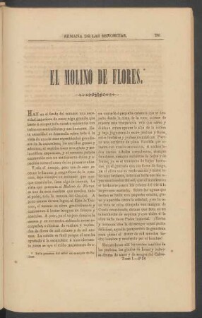 El molino de Flores.