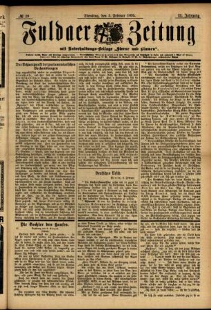 Ausgabe vom Dienstag, den 05. Februar 1895.