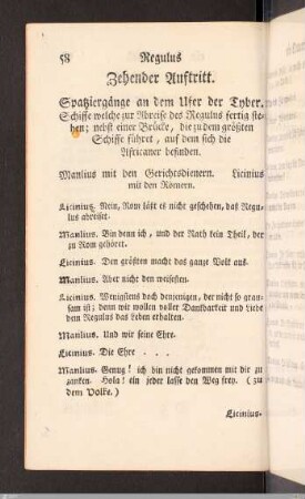 Zehender Auftritt.