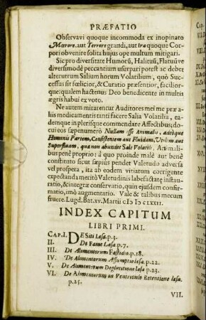 Index Capitum.