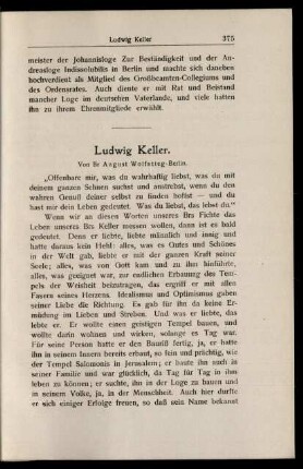 Ludwig Keller.