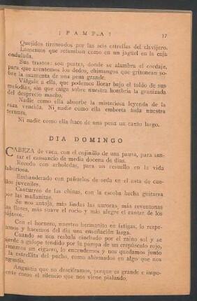 Día domingo