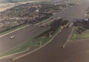 Schleusengruppe Brunsbüttel 1985/Nord-Ostsee-Kanal