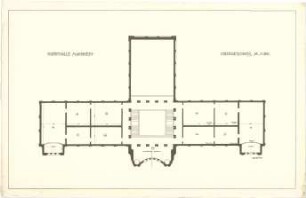 Billing, Hermann; Mannheim (Baden-Württemberg); Kunsthalle - Grundriss OG