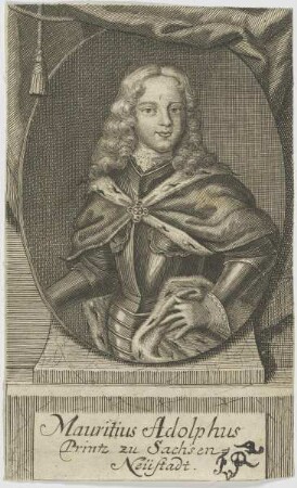 Bildnis des Mauritius Adolphus, Printz zu Sachsen-Neustadt