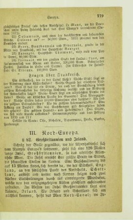 III. Nord-Europa