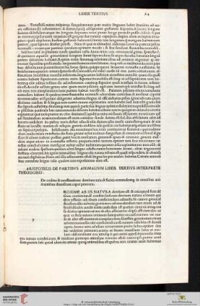 Liber Tertius