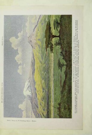 Der Kilima-Ndscharo, nach Originalbild des Freiherrn von Pechmann