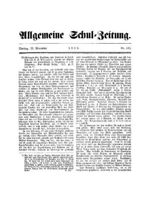 Rezension : (Schluß folgt)
