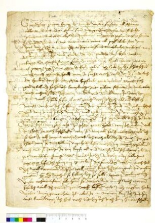 Brief Albrecht Dürers an Willibald Pirckheimer [Venedig, 18. August 1506] - Nürnberg, STN, PP 394,6