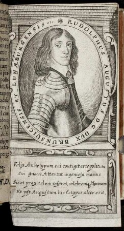 Portrait: Rudolphus Augustus Dux Brunsvicensis Et Lunaeburgensis