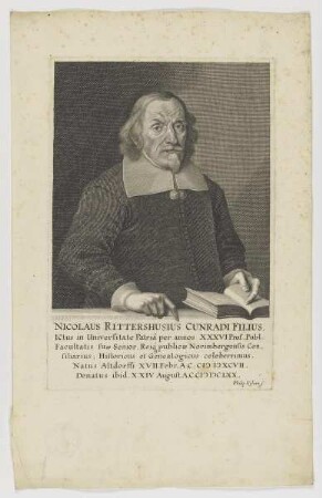Bildnis des Nicolaus Rittershusius