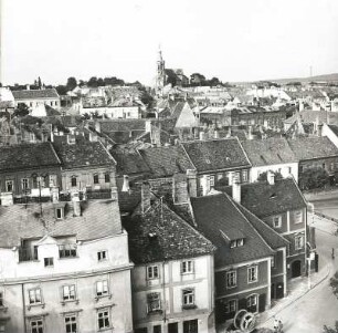 Sopron. Blick nach Nordosten über die Stadt