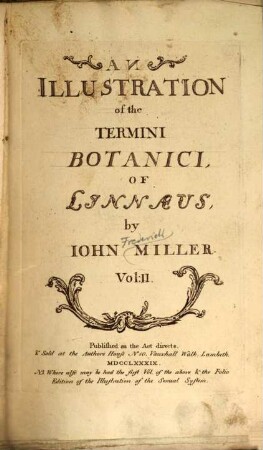 An Illustration of the Termini Botanici, Of Linnaeus, 2