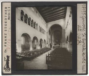 Gernrode, Stiftskirche St. Cyriakus : Innenansicht, Blick nach NO