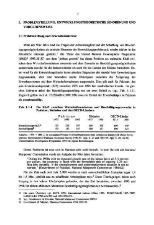 1. Problemstellung, entwicklungstheoretische Einordunung und Vorgehensweise