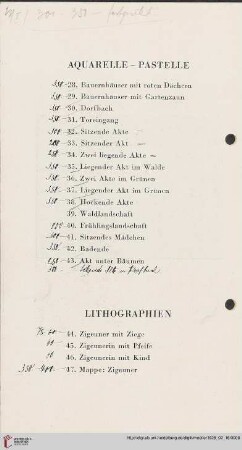 Lithographien