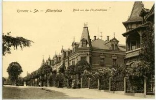 Kamenz. Albertplatz - Blick von d. Fürstenstraße