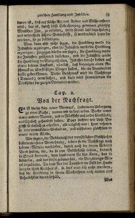 Cap. 2. Von der Nachfrage.