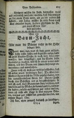 Von der Baum-Zucht,[...]