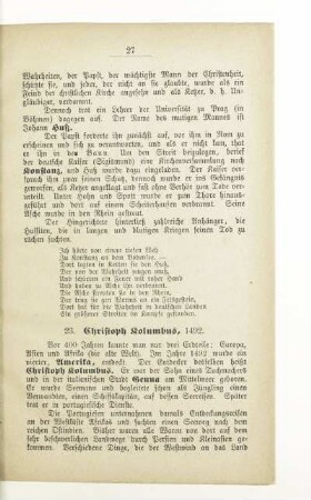23. Christoph Kolumbus, 1492