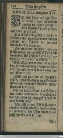 XXXIII. Vom jüngsten Tag