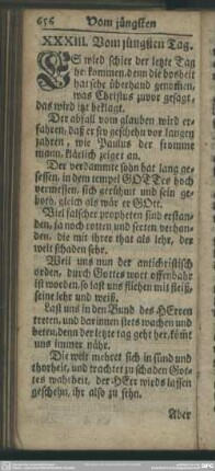 XXXIII. Vom jüngsten Tag