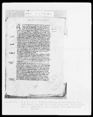 Distinctiones Petri Cantoris (Abecedarius) — ---, Folio 2rectoBuchseite