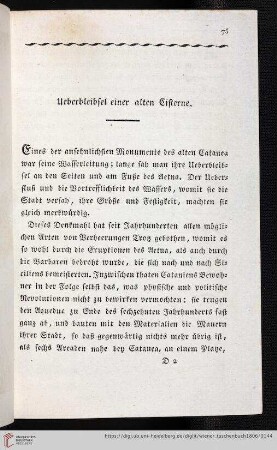 Ueberbleibsel einer alten Cisterne