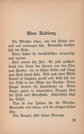 Eine Audienz