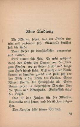 Eine Audienz