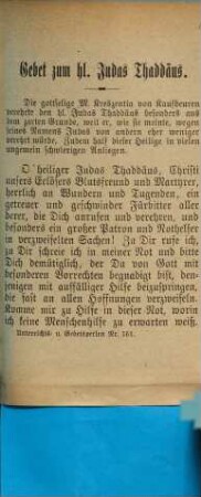 Gebet zum hl. Judas Thaddäus