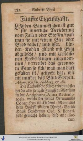 Fünffte Eigenschafft