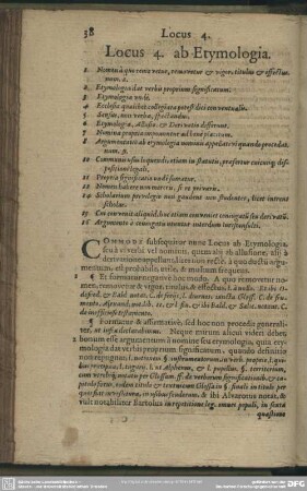 Locus 4. ab Etymologia