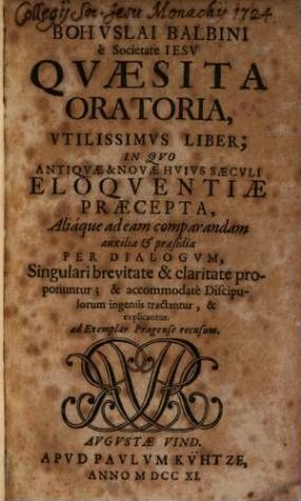 Quaesita Oratoria