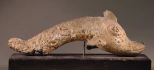 Großer Delphin aus Blei mit unbestimmter Füllung