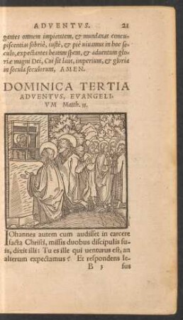 Dominica Tertia Adventus ...