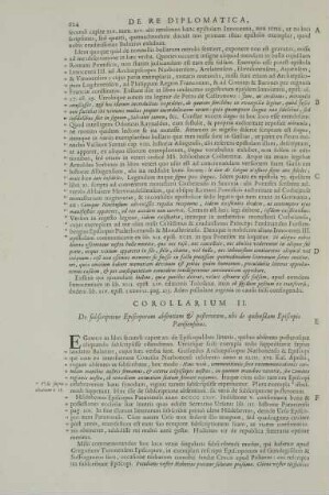 Corollarium II. De subscriptione Episcoporum absentium & posterorum, ubi de quibusdam Episcopis Parisiensibus.
