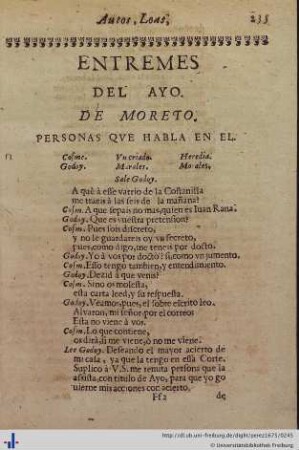 Entremes del Ayo.